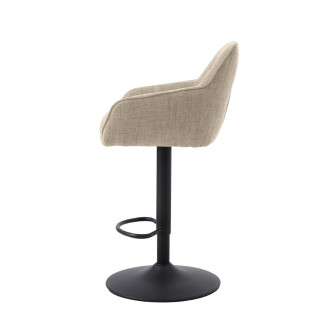 Barová židle Unique-Furniture Avola béžová hladká látka 54850004