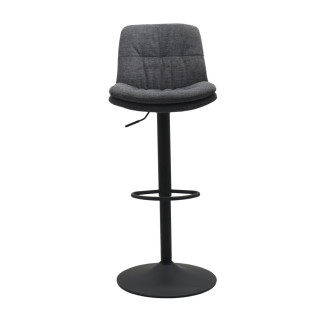 Barová židle Unique-Furniture Colville šedá hladká látka 51240000