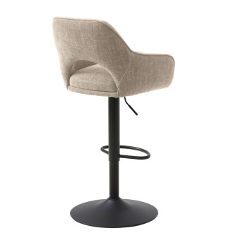 Barová židle Unique-Furniture Cowley béžová hladká látka 55050004