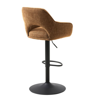 Barová židle Unique-Furniture Cowley červená hladká látka 55050002