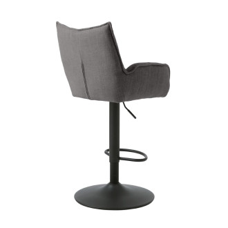 Barová židle Unique-Furniture Marilla šedá hladká látka 54840003