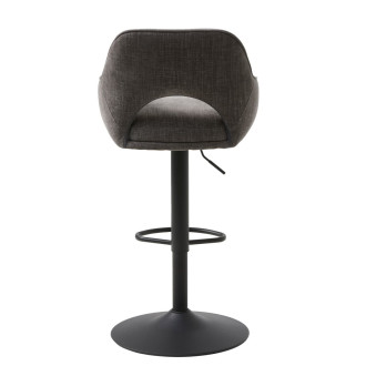 Barová židle Unique-Furniture Cowley šedá hladká látka 55050003