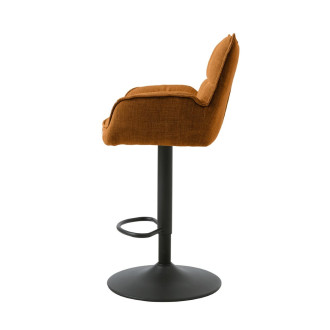 Barová židle Unique-Furniture Marilla červená hladká látka 54840002