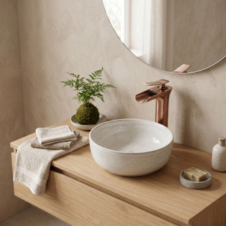 Umyvadlová baterie REA Laguna antique -  Brush Copper high