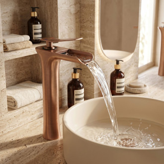 Umyvadlová baterie REA Laguna antique -  Brush Copper high