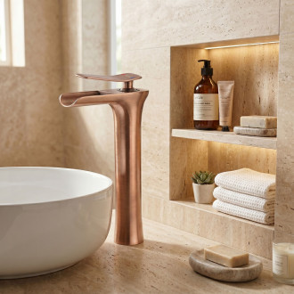 Umyvadlová baterie REA Laguna antique -  Brush Copper high