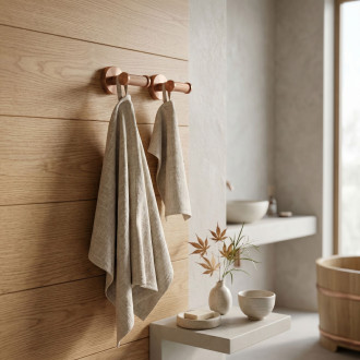 Dvojitý věšák 6612 Modern Copper Brush