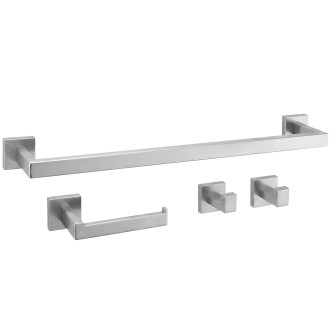 Sada koupelnových doplňků Rio Brush Nickel 4 díly