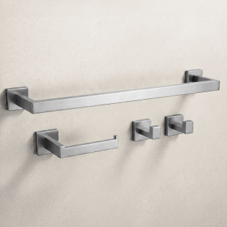 Sada koupelnových doplňků Rio Brush Nickel 4 díly