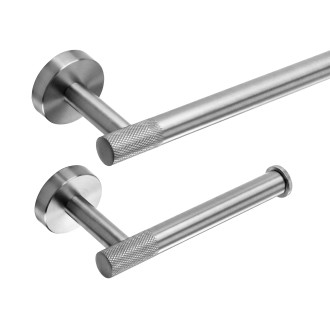 Sada koupelnových doplňků GRID Brush Nickel 4 díly