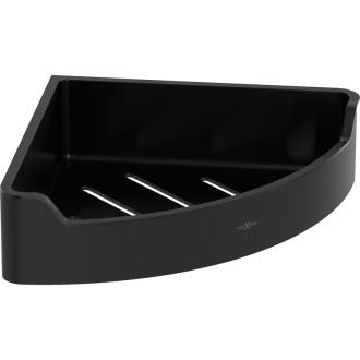 Rohový koupelnový koš Mexen Rivon-C, černý - 70A8525-70