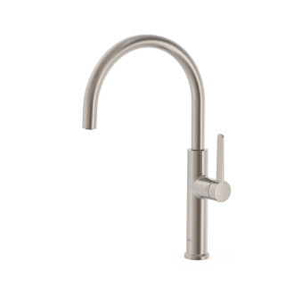 Dřezová baterie TRES Cocina s otočným ramínkem nerez 23044003AC