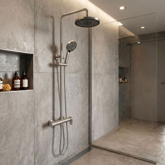 Sprchový set Rea Hunter Brush Nickel