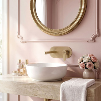 Podomítková vanová baterie REA Arcos Brush Gold