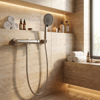 Sprchová baterie REA Arcos Brush Nickel