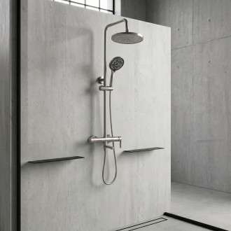 Sprchový Set Rea Arcos brush nickle