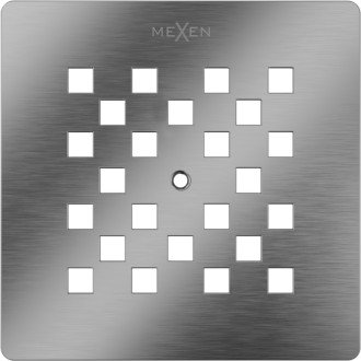 Mexen Stone+ maskownica do brodzika, gun gray szczotkowany - 44910066