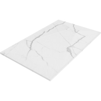 Obdélníková sprchová vanička Mexen Hugo SMC 150 x 80 cm, bílý kámen - 42158015