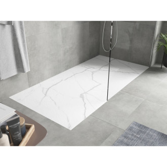 Mexen Hugo brodzik prostokątny SMC 180 x 80 cm, biały kamień - 42158018