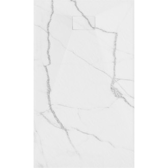 Mexen Hugo brodzik prostokątny SMC 140 x 90 cm, biały kamień - 42159014
