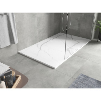 Mexen Hugo brodzik prostokątny SMC 150 x 90 cm, biały kamień - 42159015