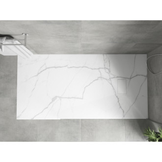 Mexen Hugo brodzik prostokątny SMC 180 x 90 cm, biały kamień - 42159018