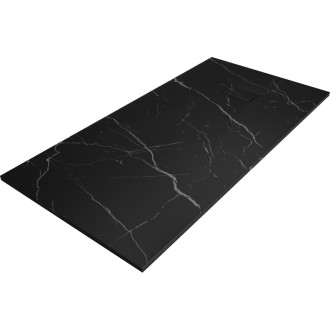 Obdélníková sprchová vanička Mexen Hugo SMC 180 x 90 cm, černý kámen - 42759018