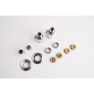 Termostatický ventil pro ústřední vytápění P.M.H. Luna 6x7 cm chrom LUN-R-C