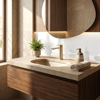 Koupelnová baterie Rea Hunter Brush Gold Low