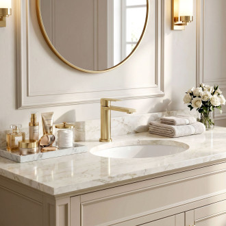 Koupelnová baterie Rea Hunter Brush Gold Low