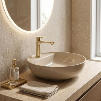 Koupelnová baterie Rea Logan Brush Gold