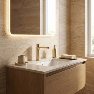 Koupelnová baterie Rea Logan Brush Gold