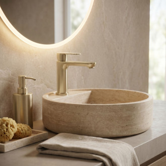 Koupelnová baterie Rea Logan Brush Gold