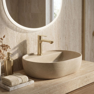 Koupelnová baterie Rea Logan Brush Gold