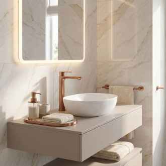 Koupelnová baterie Rea Logan Brush Copper