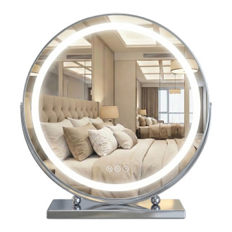 REA Zrcadlo LED MAKE-UP Chrome 50 cm HOM-10910