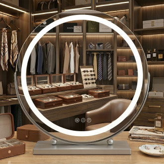 Zrcadlo LED MAKE-UP Chrome 50 cm