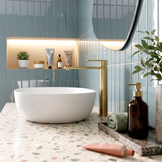 Koupelnová baterie Rea Hunter Brush Gold High