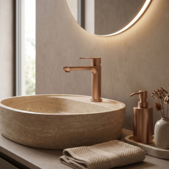 Koupelnová baterie Rea Logan Brush Copper