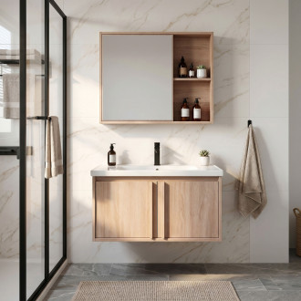 Sada koupelnového nábytku s umyvadlem Gama T25023 BXM 70CM