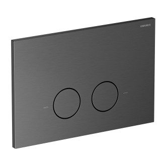 SET: STRONGFRAME stelaż podtynkowy + STEEL-R45 przycisk spłukujący, grafit szczotkowany