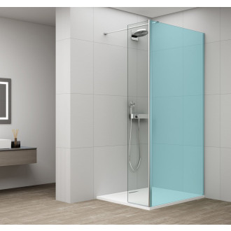 ESCA otočný panel k instalaci na fixní sklo, 600mm, chrom ES3B60