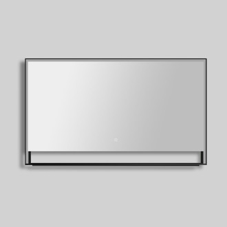 Zrcadlo se senzorem SAT 120x70 cm černá SATZPOL70120CE