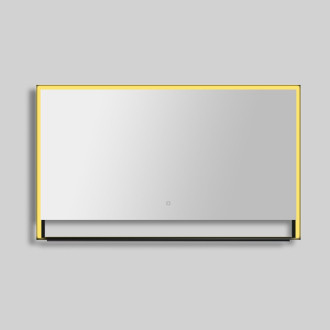 Zrcadlo se senzorem SAT 120x70 cm černá SATZPOL70120CE