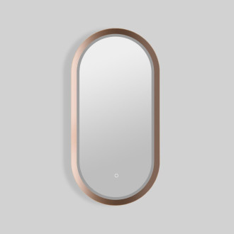 Zrcadlo se senzorem SAT Aurum 40x80 cm rose gold SATZAUR4080BRG