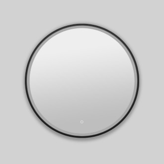 Zrcadlo se senzorem SAT Cool 80x80 cm černá SATZCO80CE