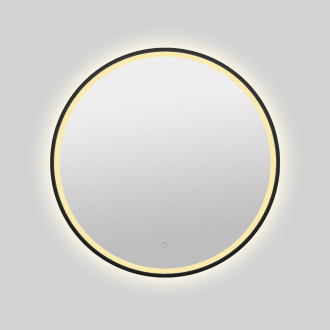 Zrcadlo se senzorem SAT Cool 80x80 cm černá SATZCO80CE