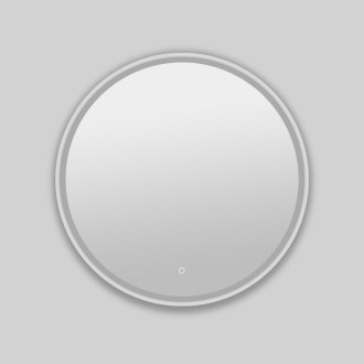 Zrcadlo se senzorem SAT Cool 80x80 cm bílá SATZCO80BI