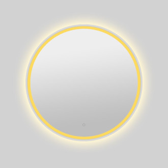 Zrcadlo se senzorem SAT Cool 80x80 cm bílá SATZCO80BI