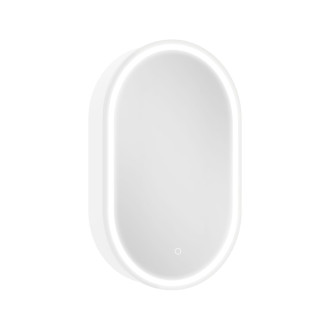 Zrcadlová skříňka s osvětlením SAT 50x80 cm kov SATZGALED5080BI